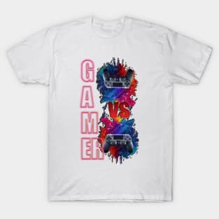 Level Up Your Style: Bold Gamer Tee with Controller Chaos T-Shirt